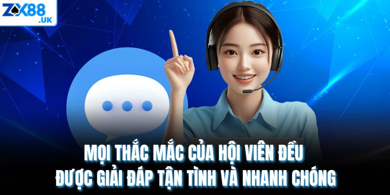 Mọi thắc mắc của hội viên đều được giải đáp tận tình và nhanh chóng