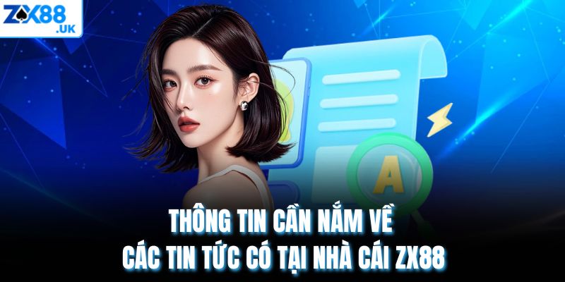 Thông tin cần nắm về các tin tức có tại nhà cái ZX88